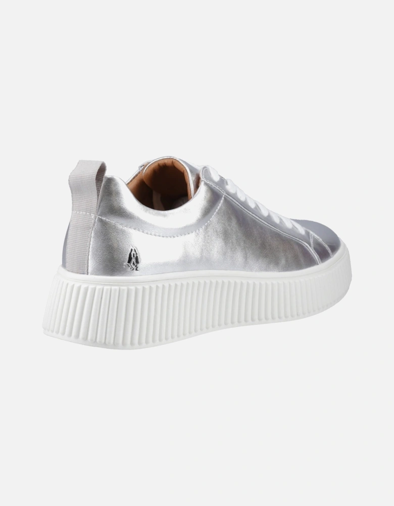 Harlow Leather Women's Silver Trainers
