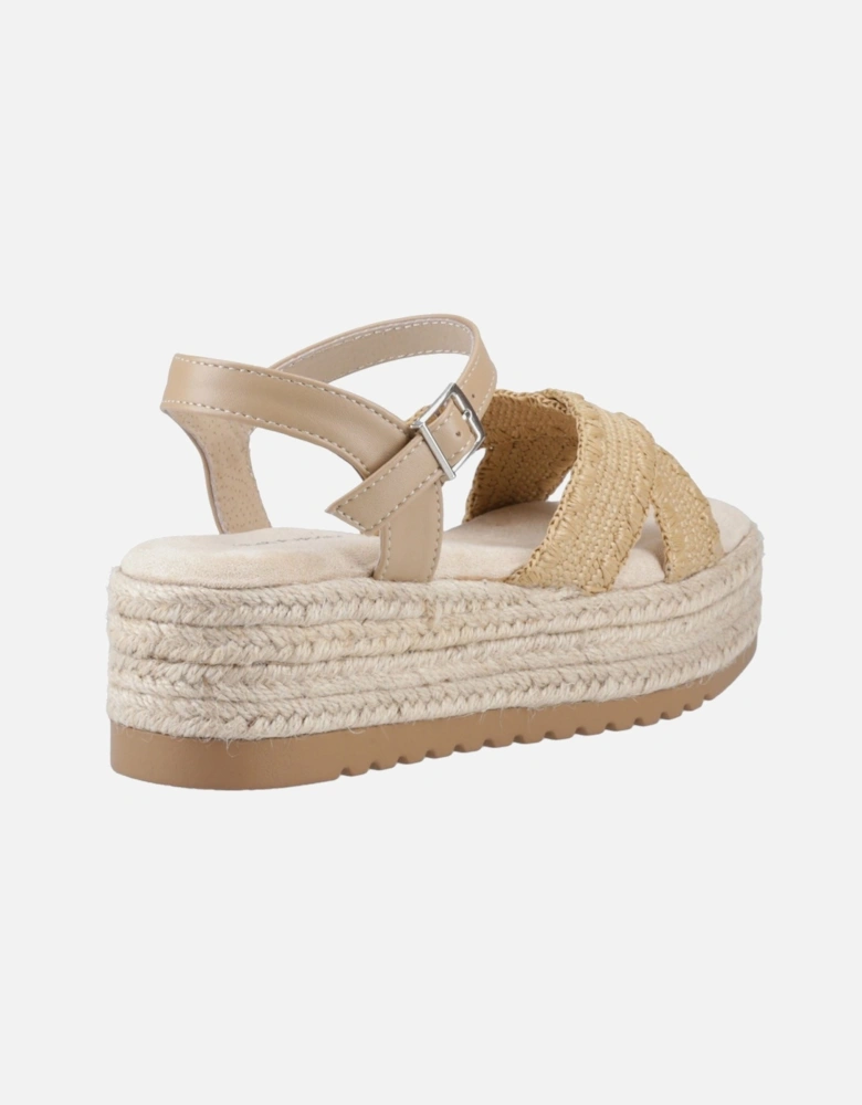 Jemma Espadrille Polyurethane Women's Tan Sandals
