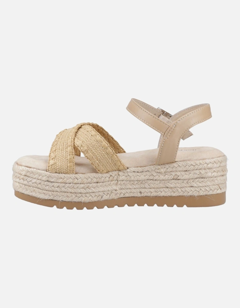 Jemma Espadrille Polyurethane Women's Tan Sandals