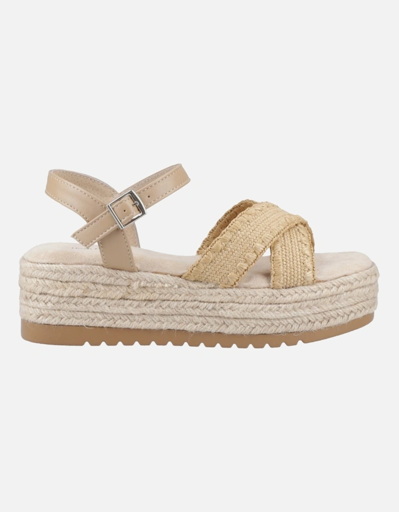 Jemma Espadrille Polyurethane Women's Tan Sandals