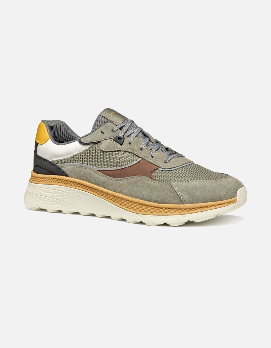 U SPHERICA ACTIF X1 Polyester Blend Men's Sage/Brown Trainers, 6 of 5