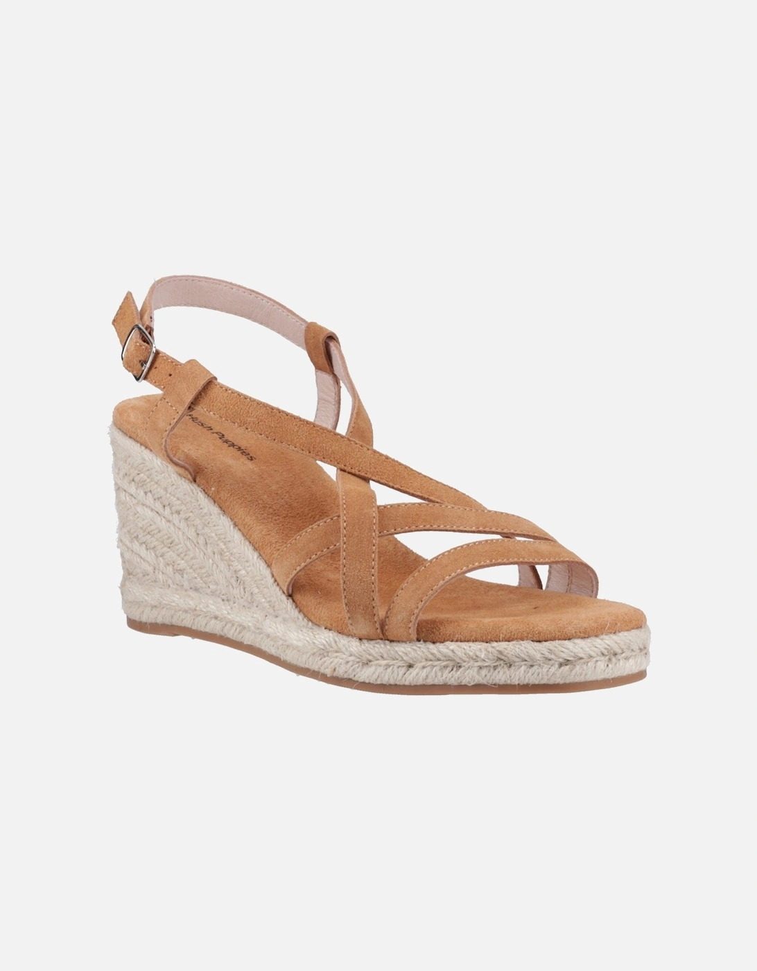 Jenny Espadrille Wedge Suede Women's Tan Wedges, 6 of 5