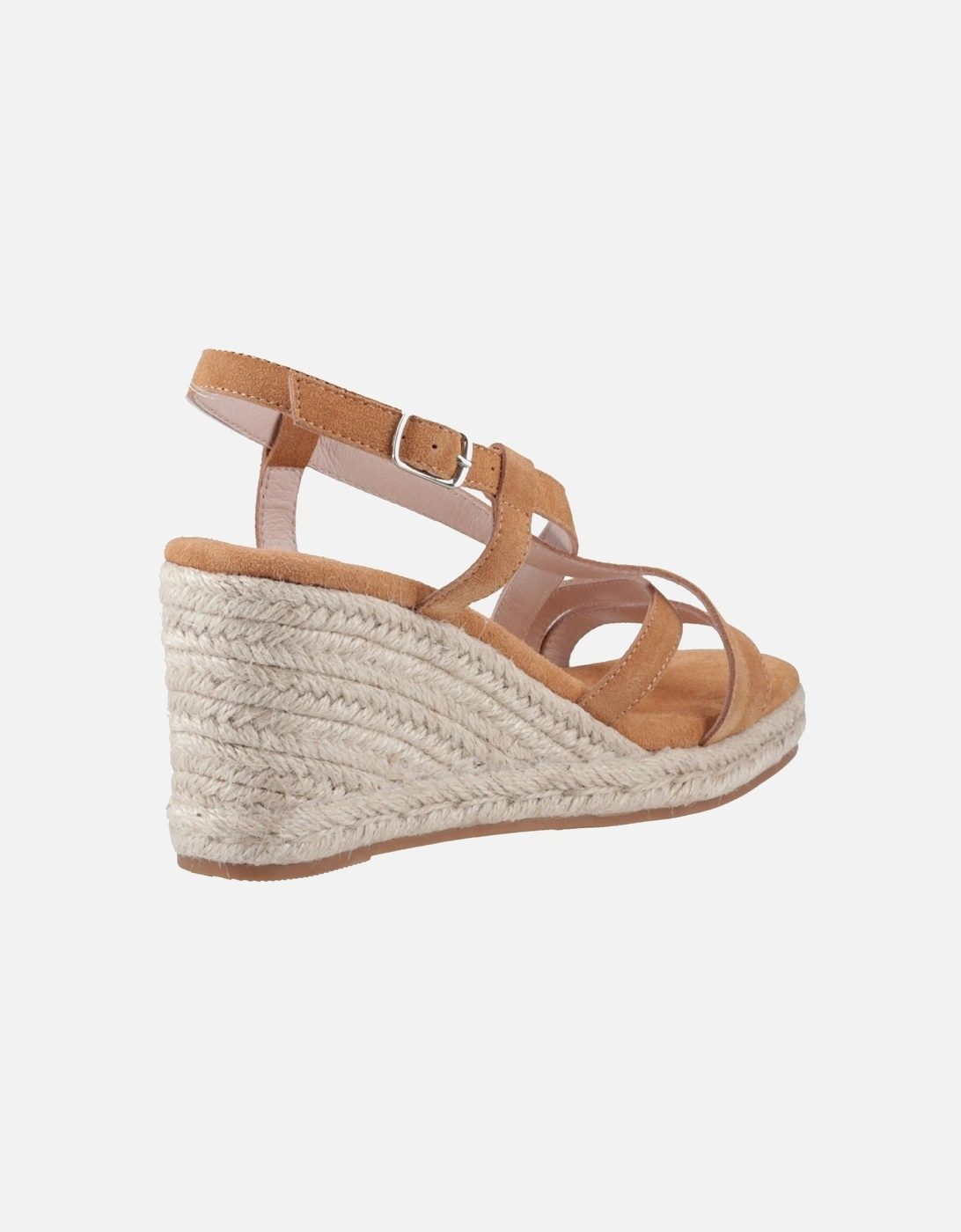 Jenny Espadrille Wedge Suede Women's Tan Wedges