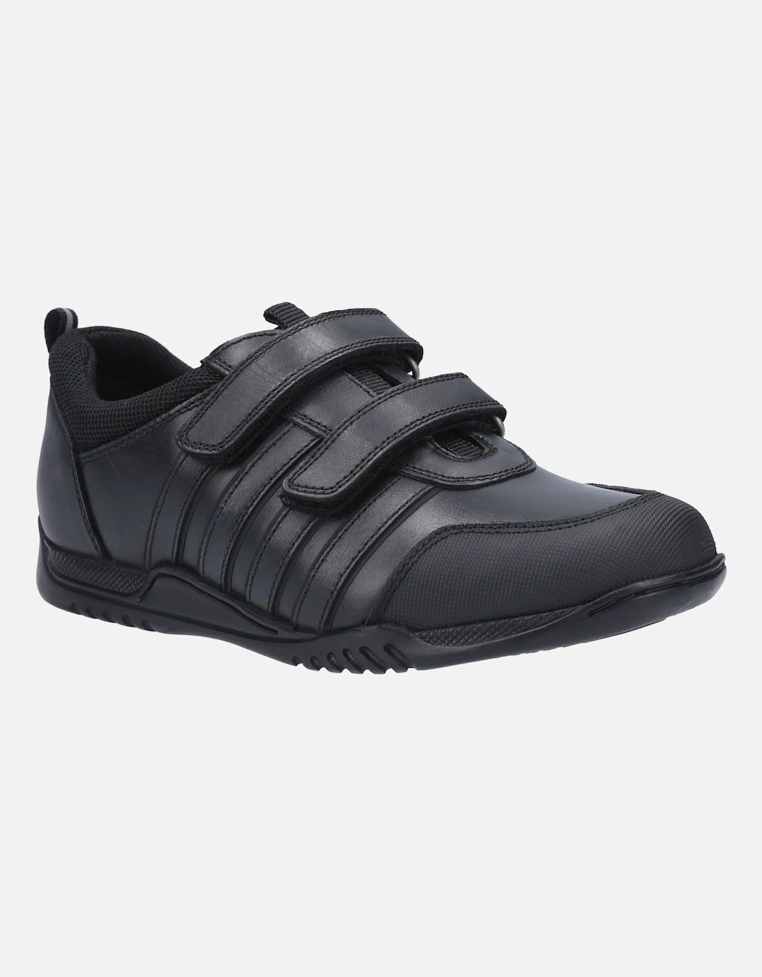 Hush Puppies Boy's Hush Puppies Josh Junior Black Leather Shoes
