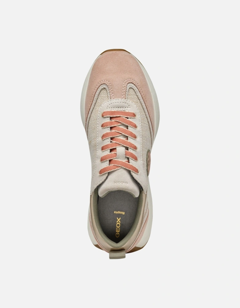 D AMABEL Synthetic Women's Light Sand/Light Taupe Trainers