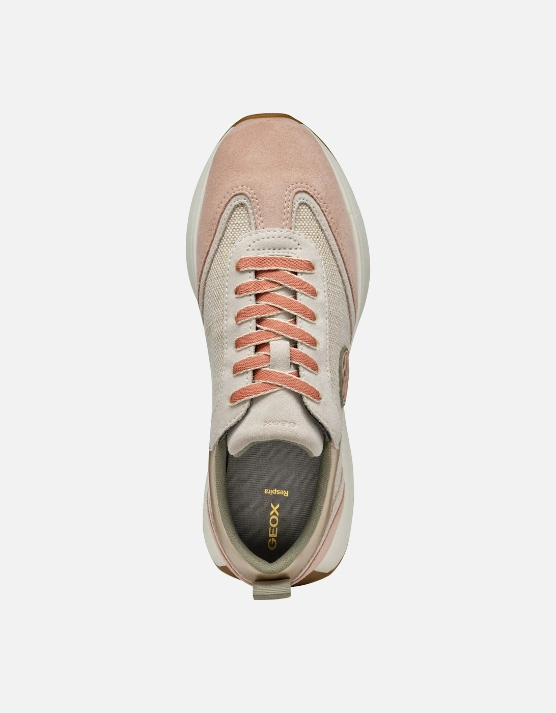 D AMABEL Synthetic Women's Light Sand/Light Taupe Trainers