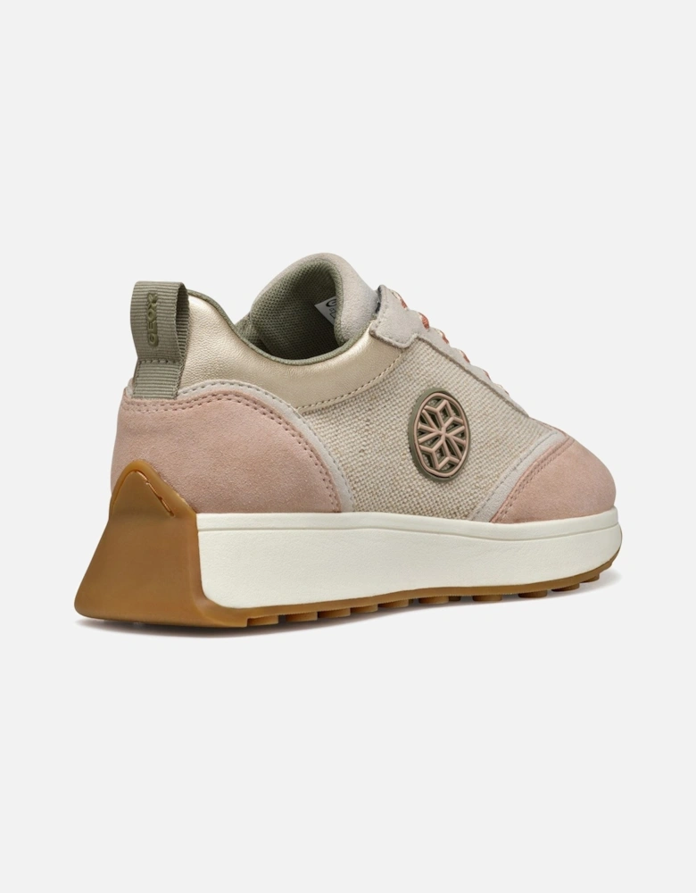 D AMABEL Synthetic Women's Light Sand/Light Taupe Trainers