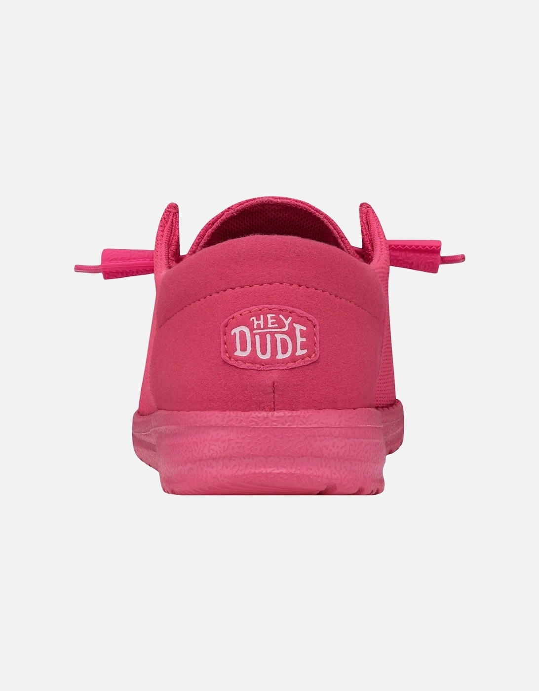 HEYDUDE Wendy Funk Mono Polyester Women's Electric Pink Moccasins Shoes