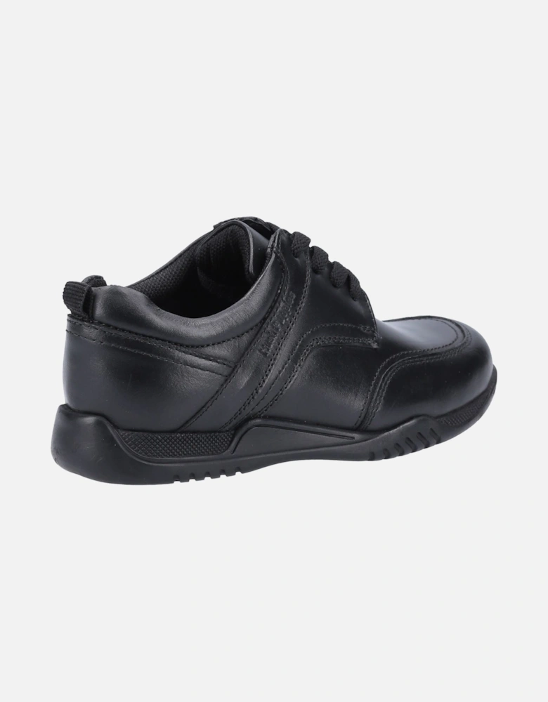Harvey Senior Leather Boys's Black Lace-Up Shoes