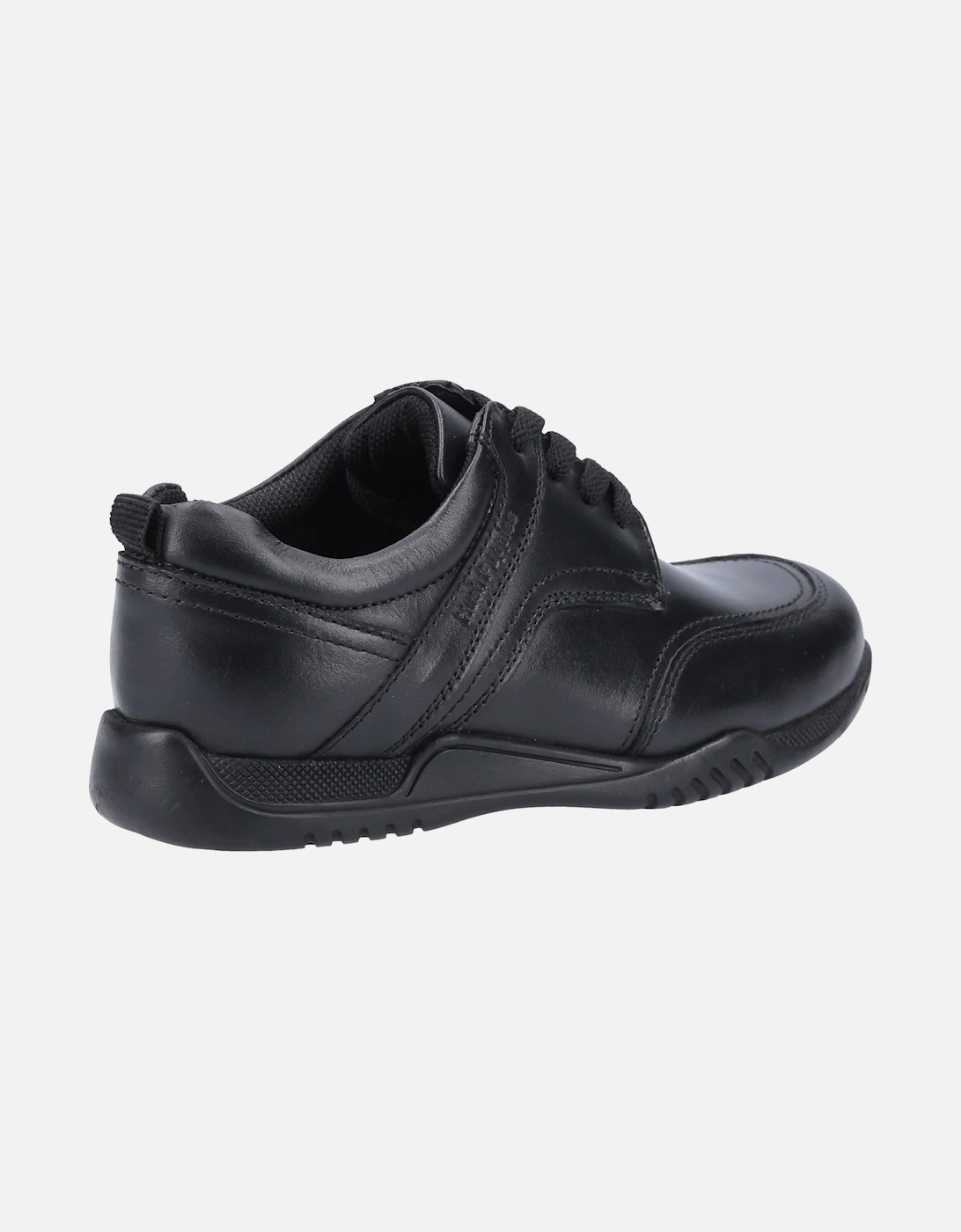 Harvey Senior Leather Boys's Black Lace-Up Shoes