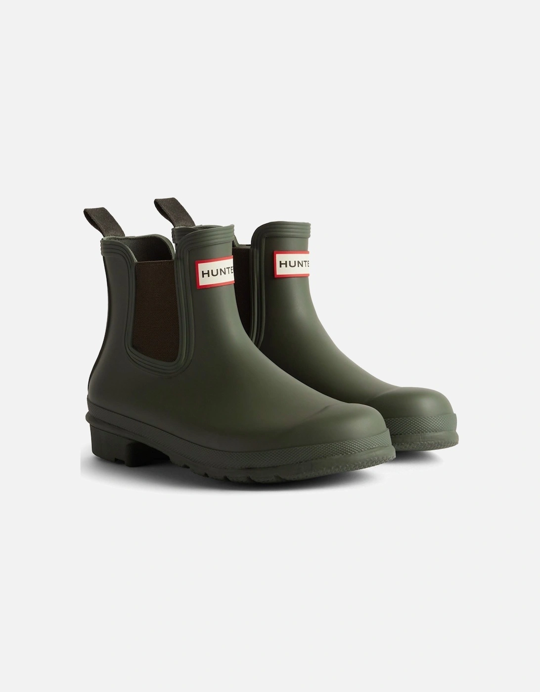 Original Chelsea Boot Rubber Women's Dark Olive Wellington Boots, 5 of 4
