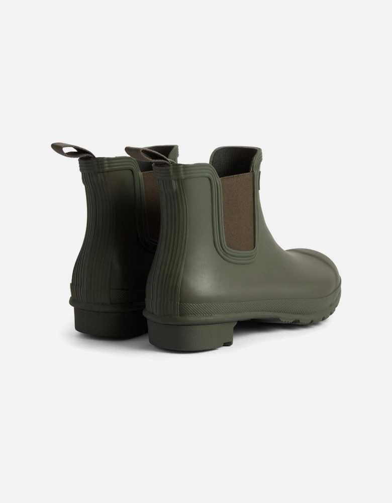Original Chelsea Boot Rubber Women's Dark Olive Wellington Boots
