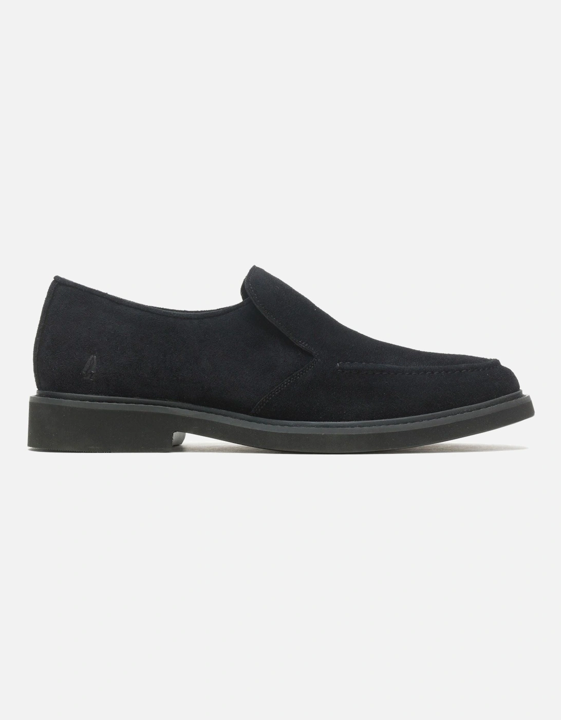 Earl Slip On Suede Men's Black Loafers