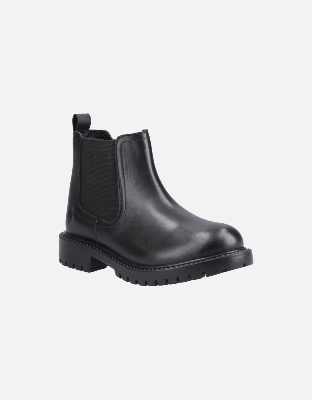 Ariella Chelsea Leather Girls's Black Boots, 6 of 5