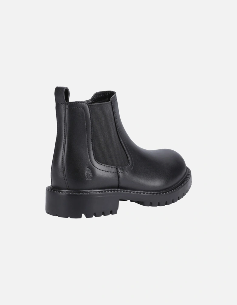 Ariella Chelsea Leather Girls's Black Boots