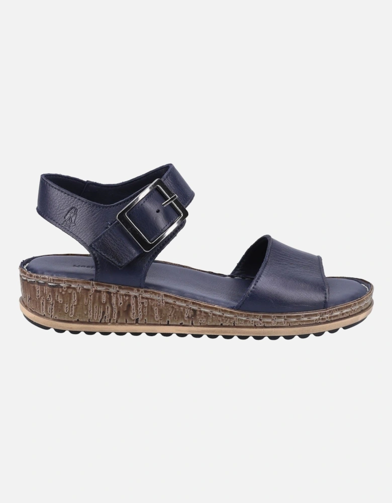 Ellie Leather Women's Navy Sandals