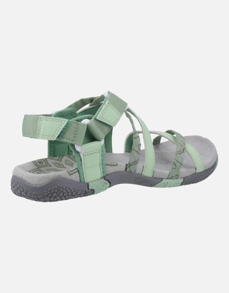 Sunhill Nubuck Women's Green Sandals