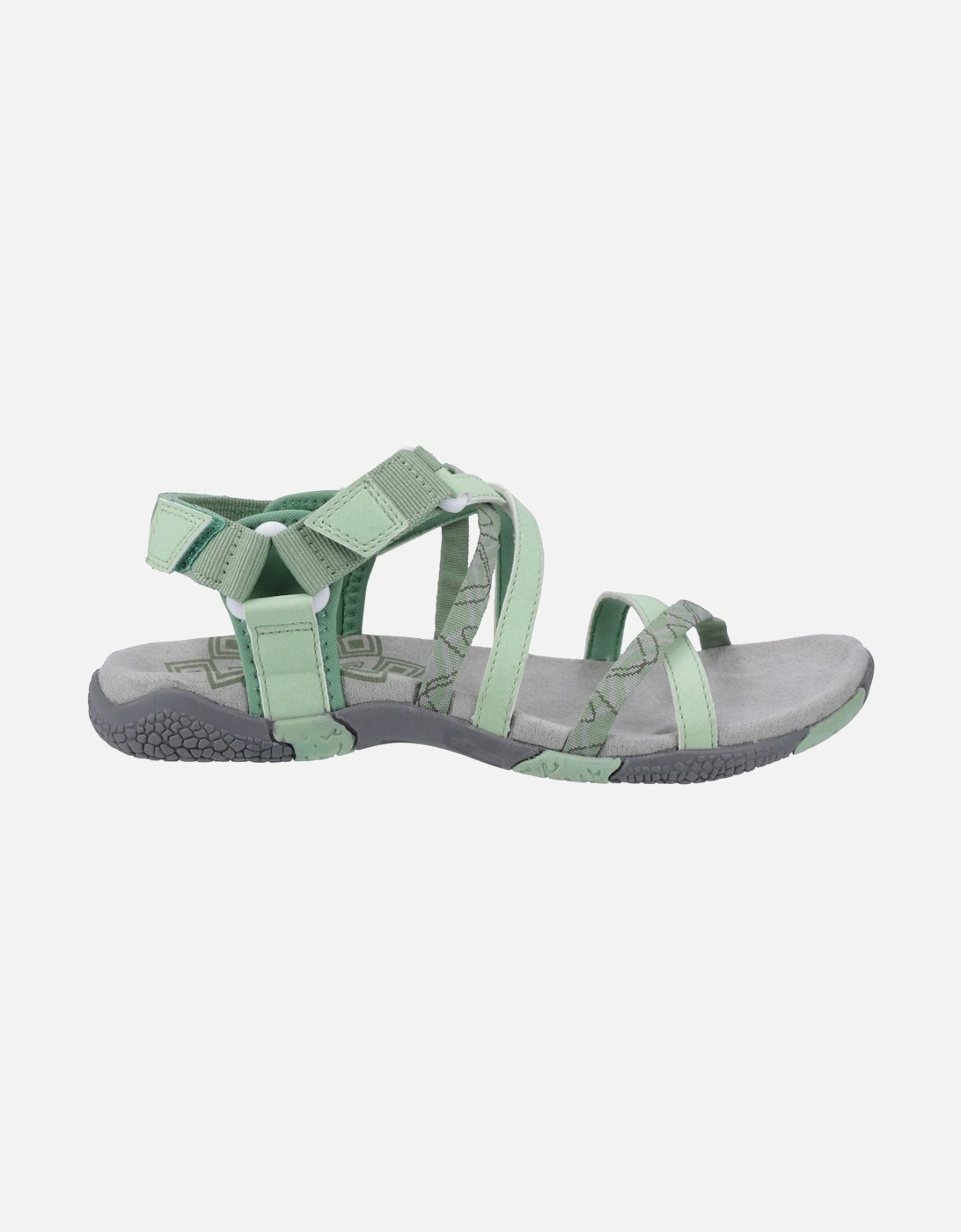 Sunhill Nubuck Women's Green Sandals