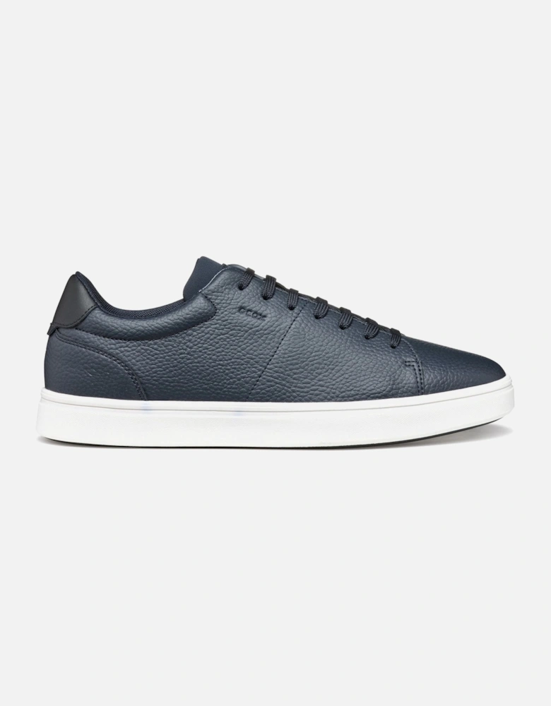 U BALTMOORE Leather Men's Navy Trainers