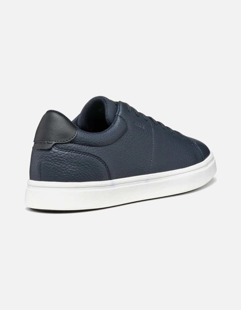 U BALTMOORE Leather Men's Navy Trainers