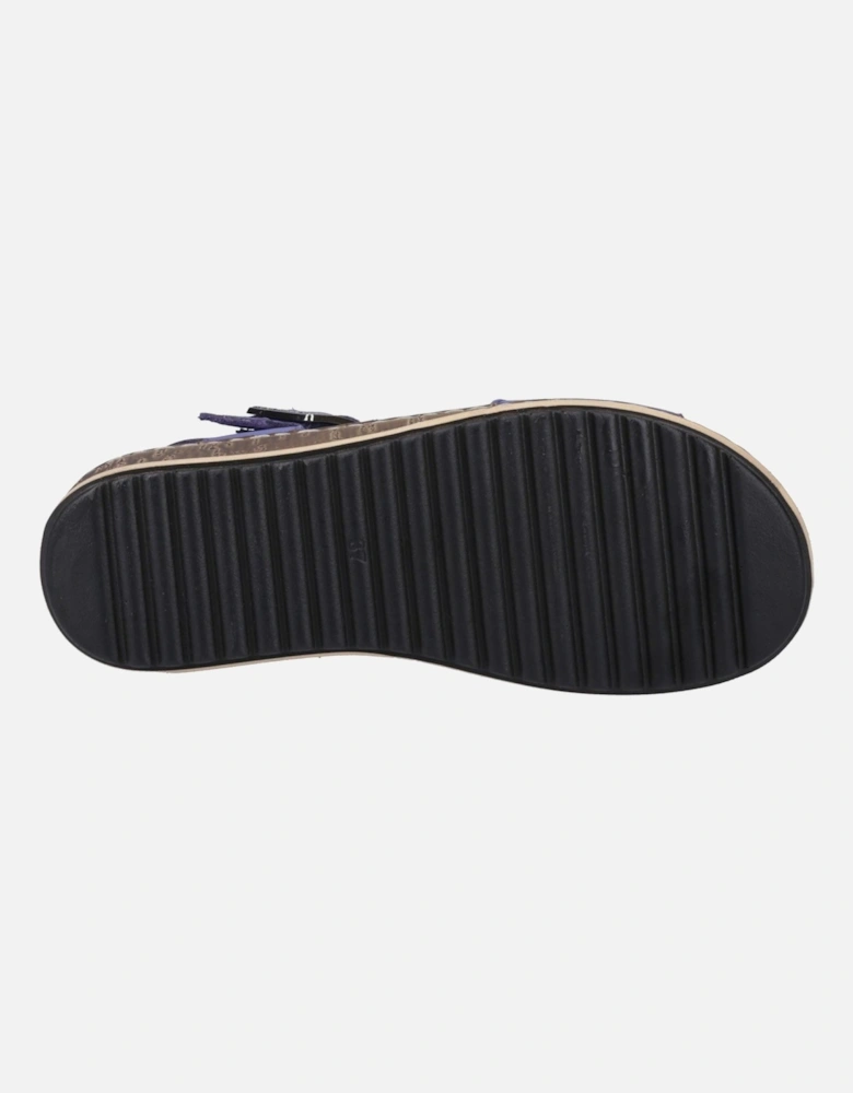 Ellie Leather Women's Indigo Sandals