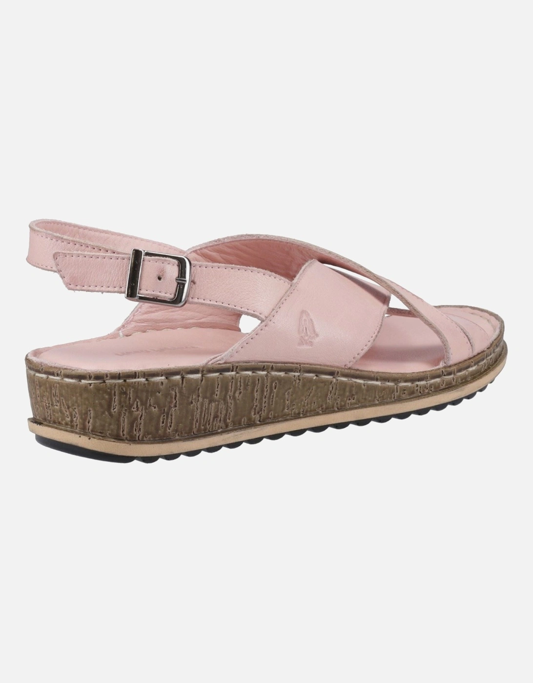 Hush Puppies Women's Pink Elena Leather Blush Wedges - Size 5 - Image 2