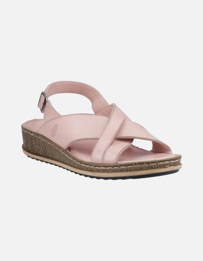 Elena Leather Women's Blush Wedges