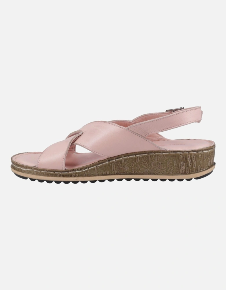 Elena Leather Women's Blush Wedges