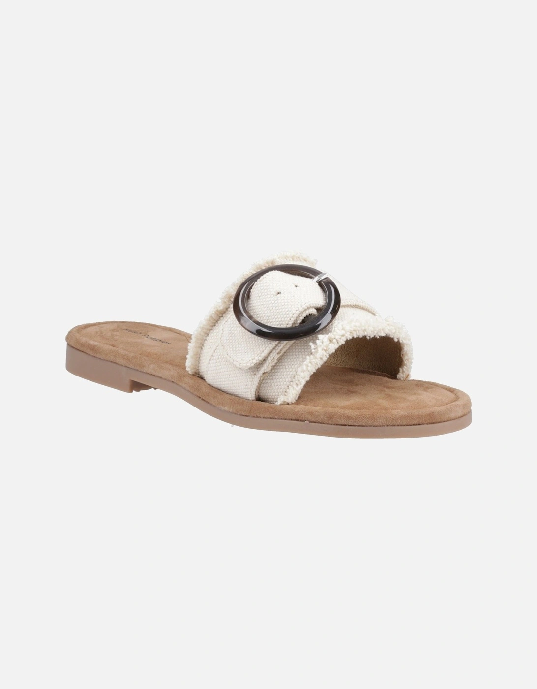 Hayley Textile Women's Cream Sandals, 6 of 5