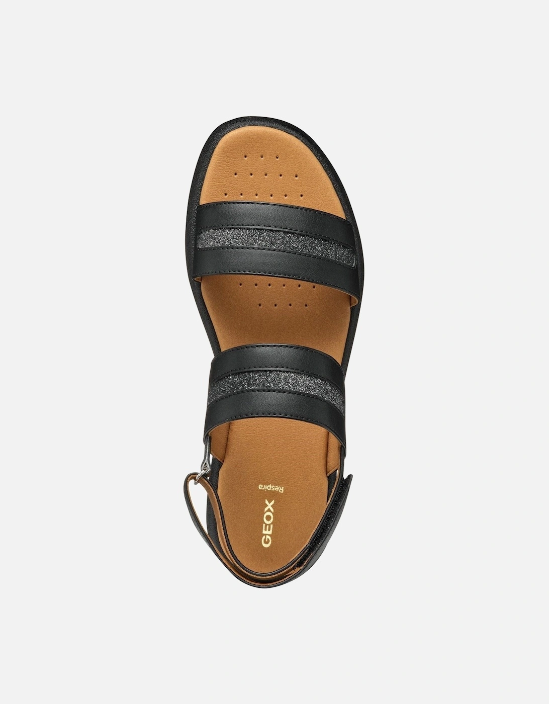 D CAMALEI Women's Black Sandals