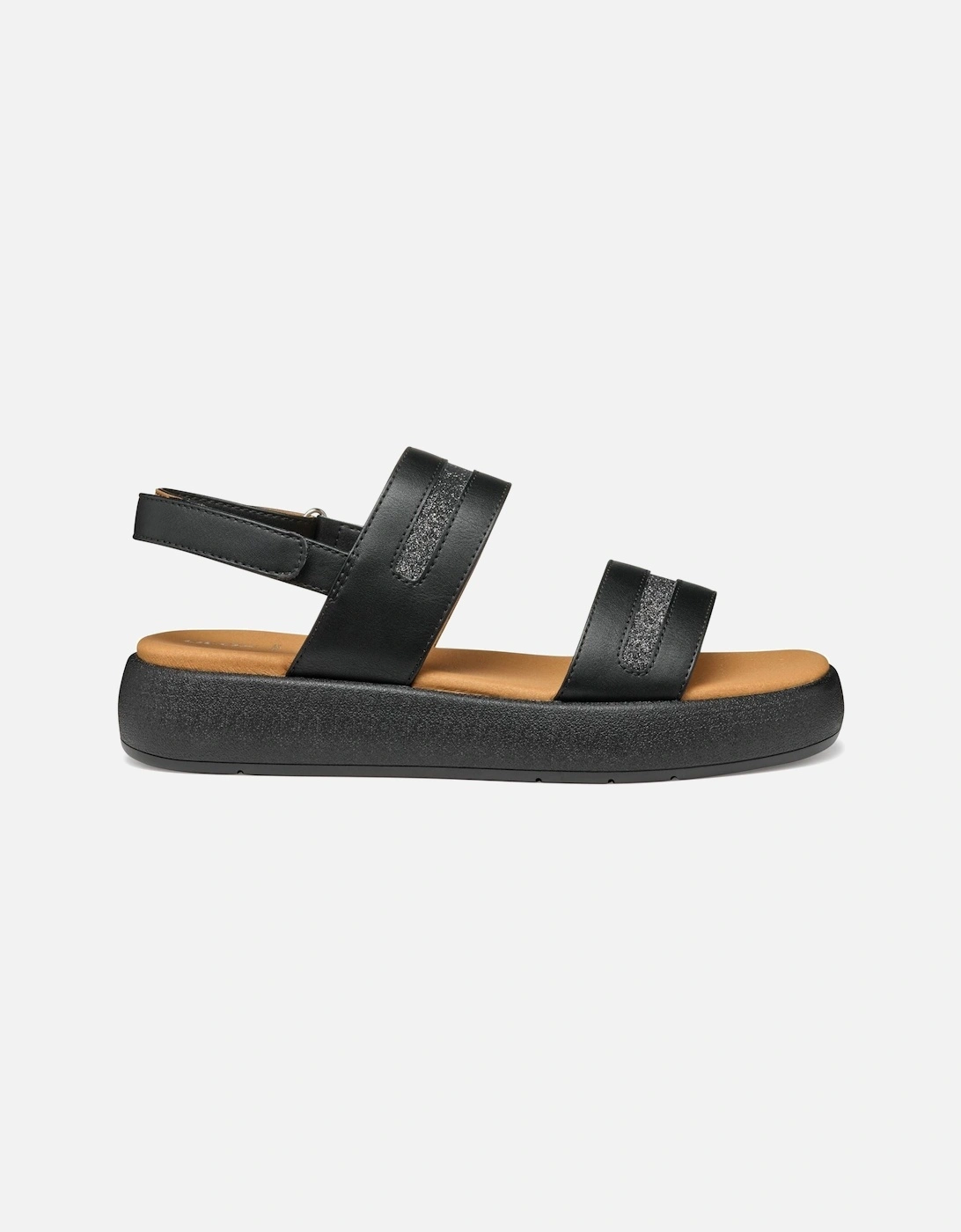 D CAMALEI Women's Black Sandals