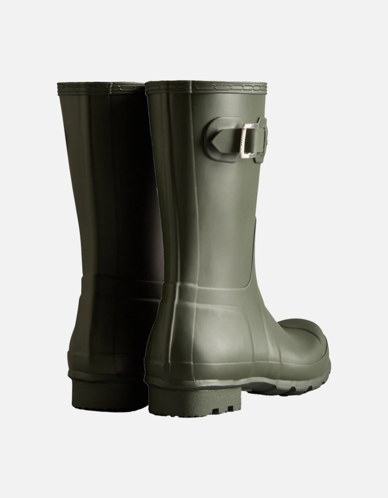 Original Short Wellington Boots Rubber Men's Dark Olive Wellington Boots