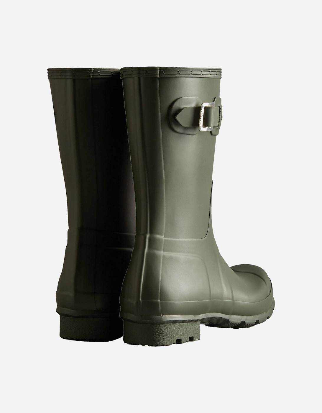 Original Short Wellington Boots Rubber Men's Dark Olive Wellington Boots