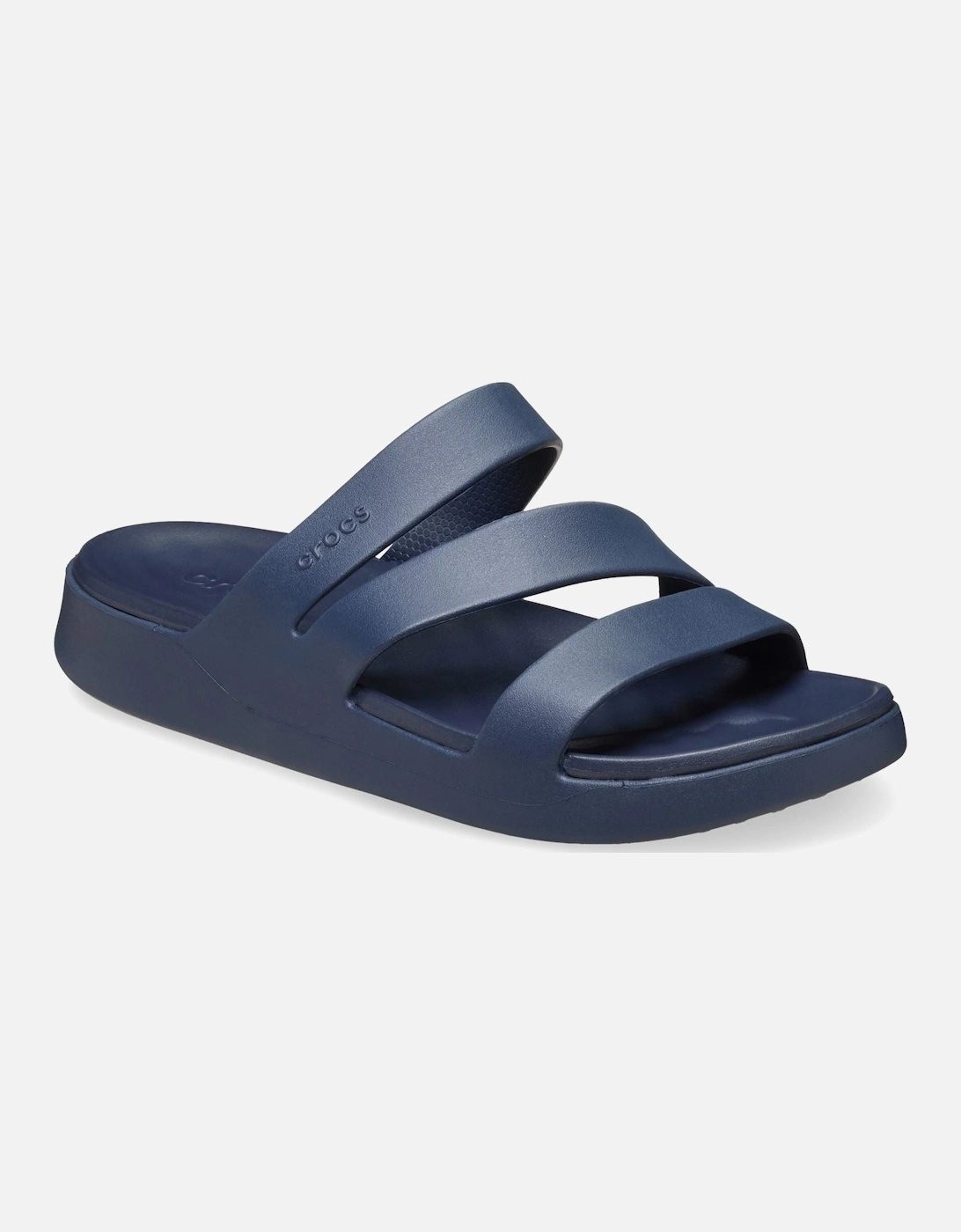 Getaway Strappy Thermoplastic Women's Navy Sandals, 7 of 6
