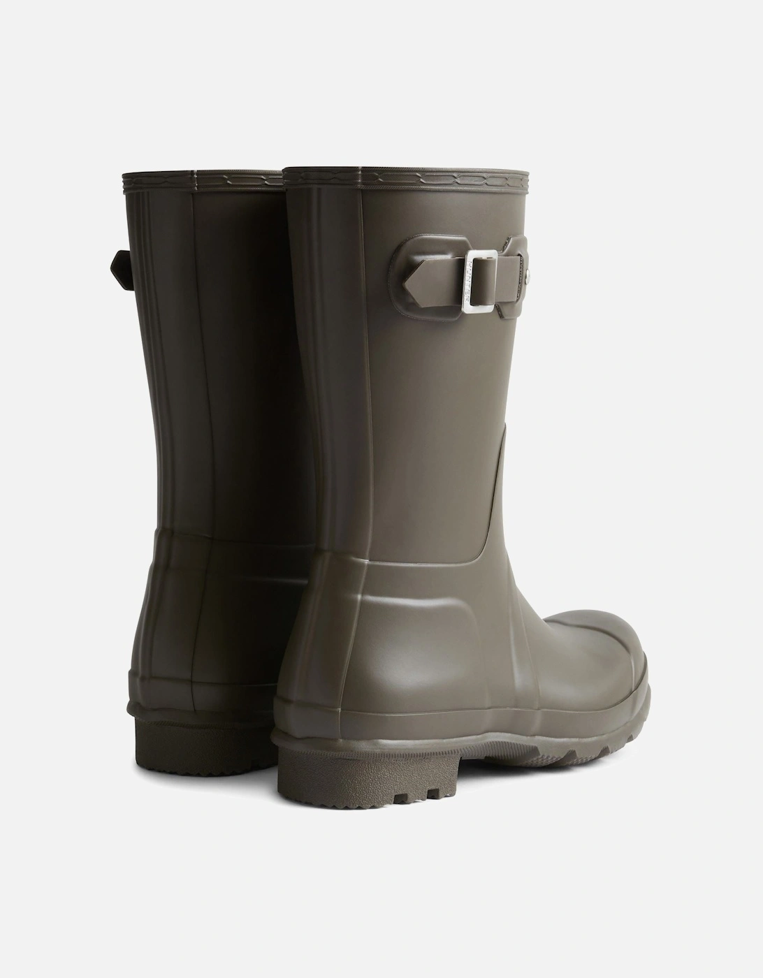 Original Short Wellington Boots Rubber Men's Chocolate Brown Wellington Boots