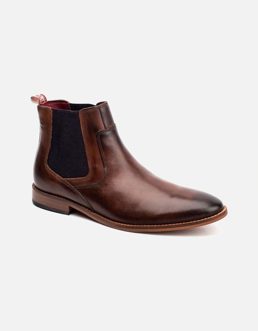 London Scout Leather Men's Burnt Brown Boots, 6 of 5