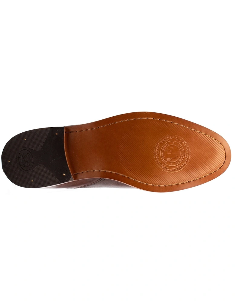 London Scout Leather Men's Burnt Brown Boots