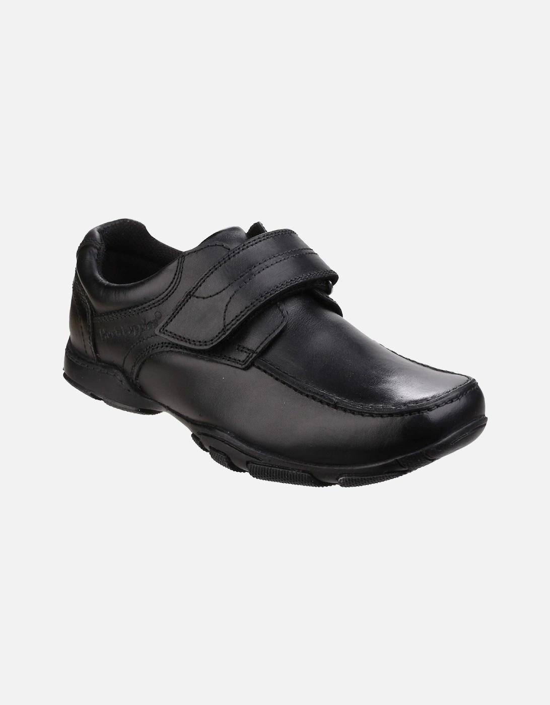 Hush Puppies Boy's Hush Puppies Freddy 2 Junior Black Leather Shoes