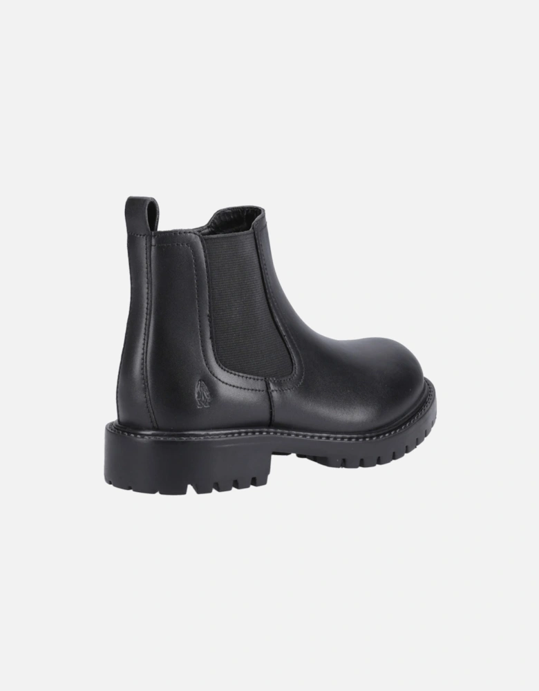 Ariella Chelsea Leather Girls's Black Boots