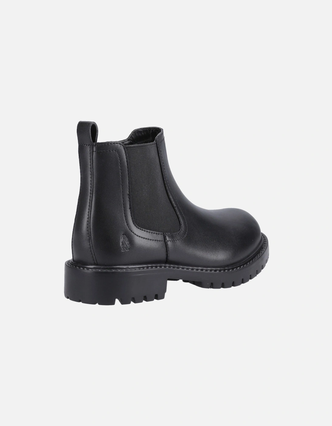 Ariella Chelsea Leather Girls's Black Boots