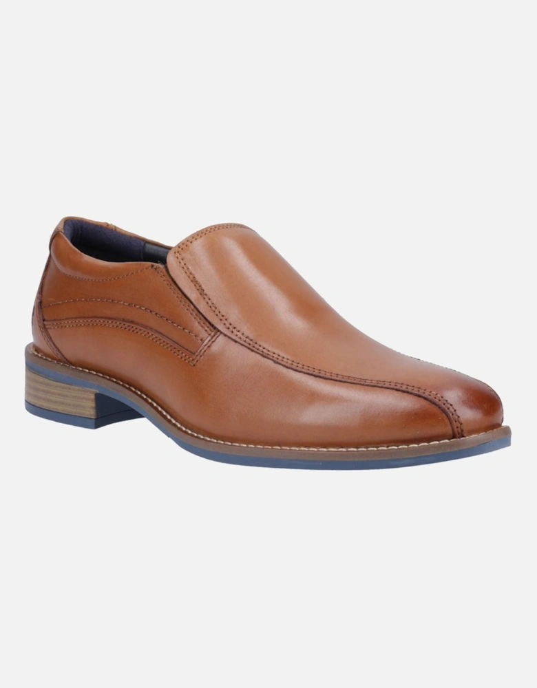 Donovan Leather Men's Tan Slip-On Shoes