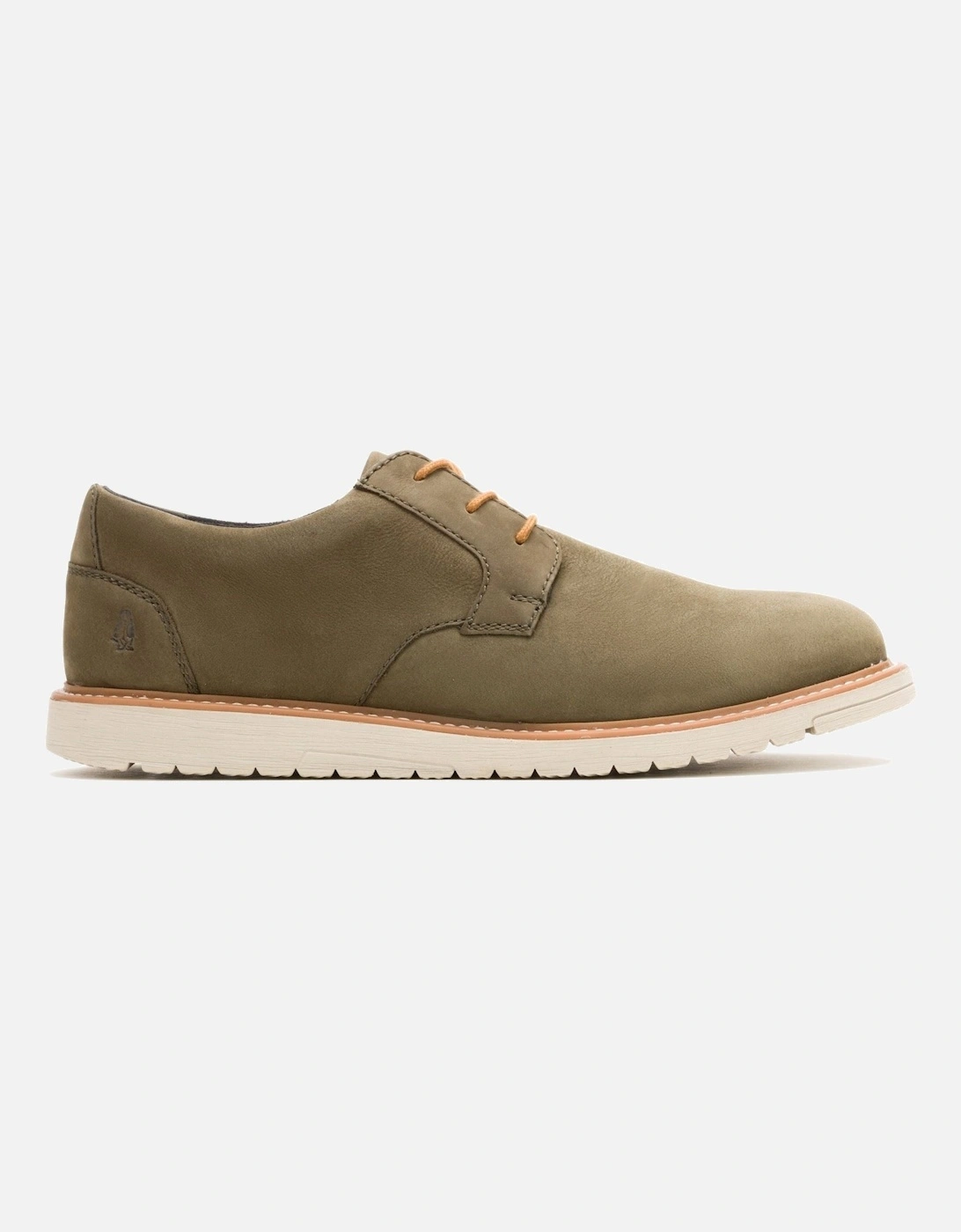 Jenson Oxford Leather Men's Olive Lace-Up Shoes