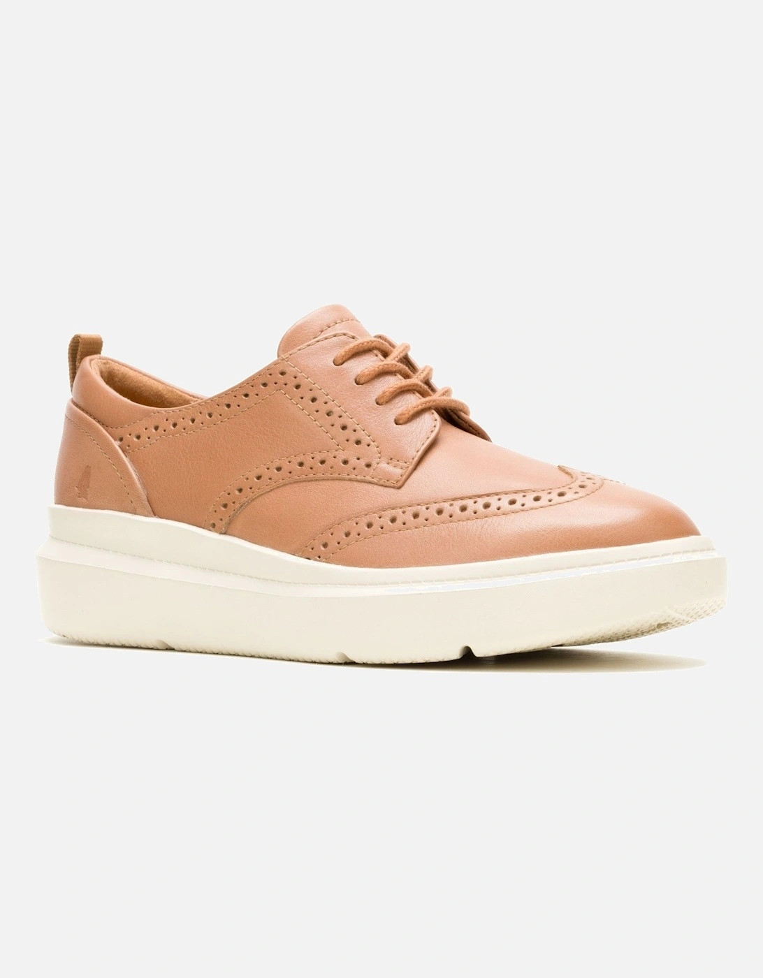 Joy Leather Women's Tan Brogues Shoes, 10 of 9