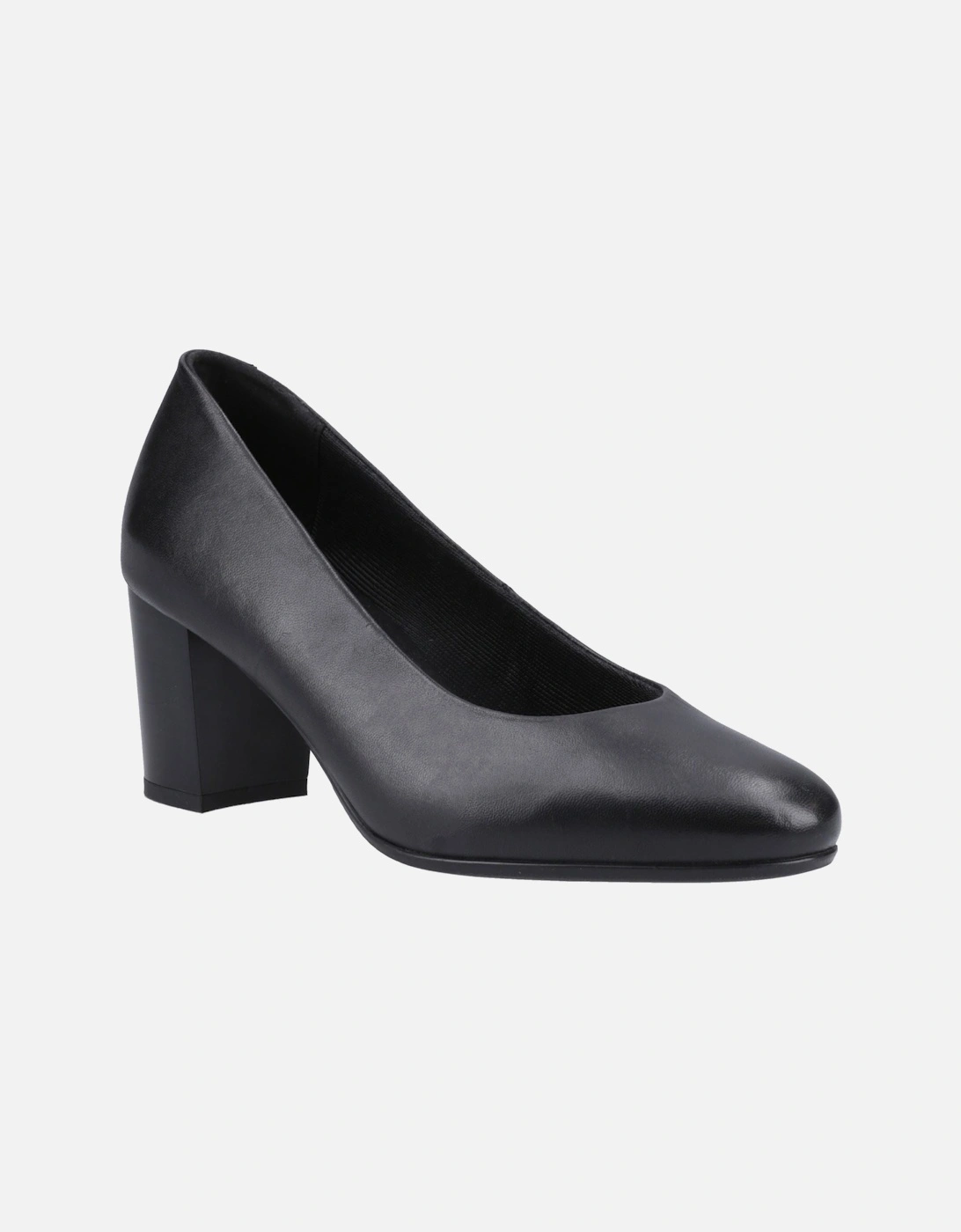 Ivana Leather Women's Black Shoes, 6 of 5