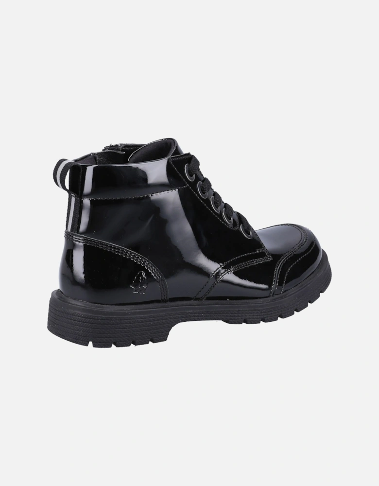 Jolie Patent SNR Leather Girls's Black Boots
