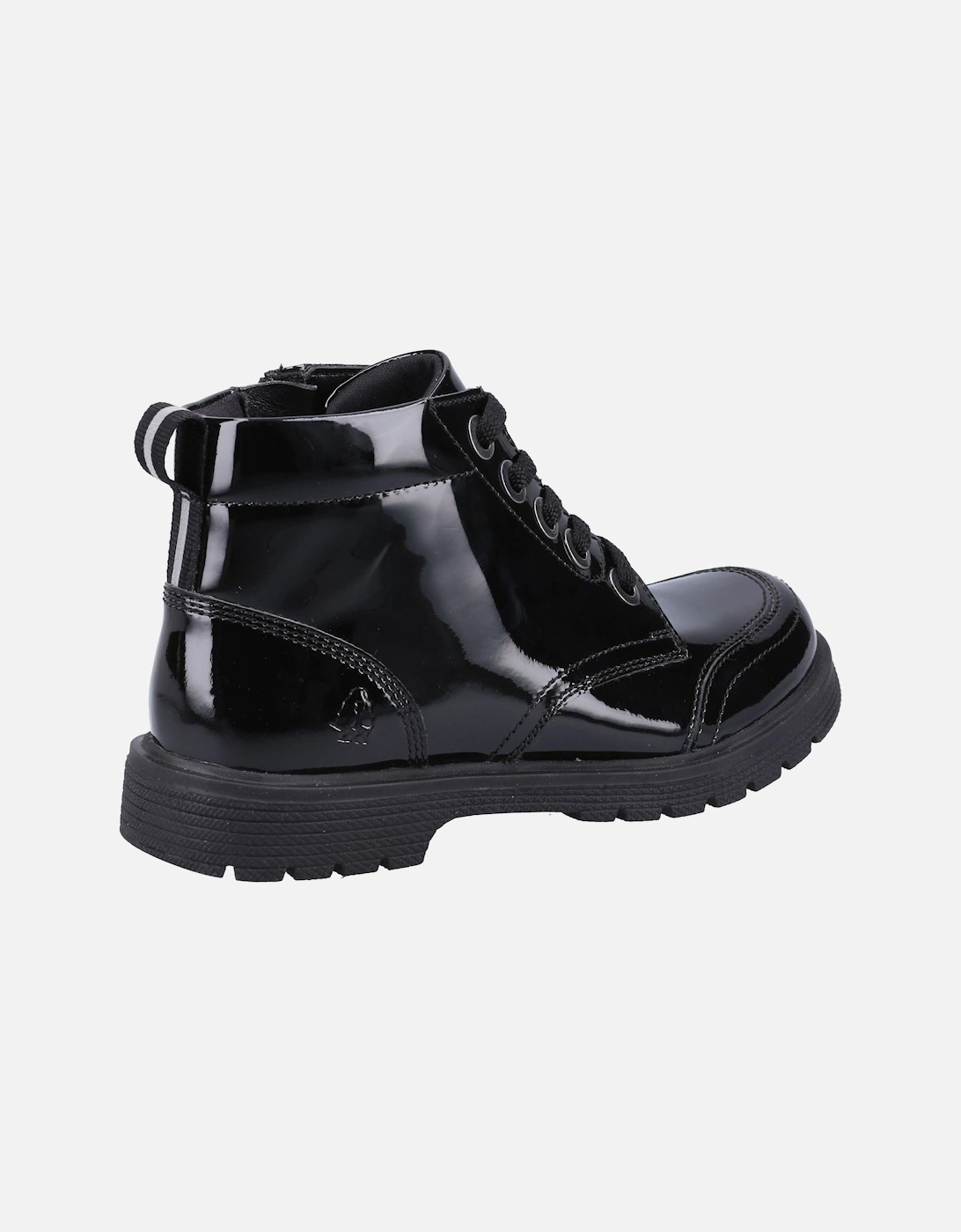 Jolie Patent SNR Leather Girls's Black Boots