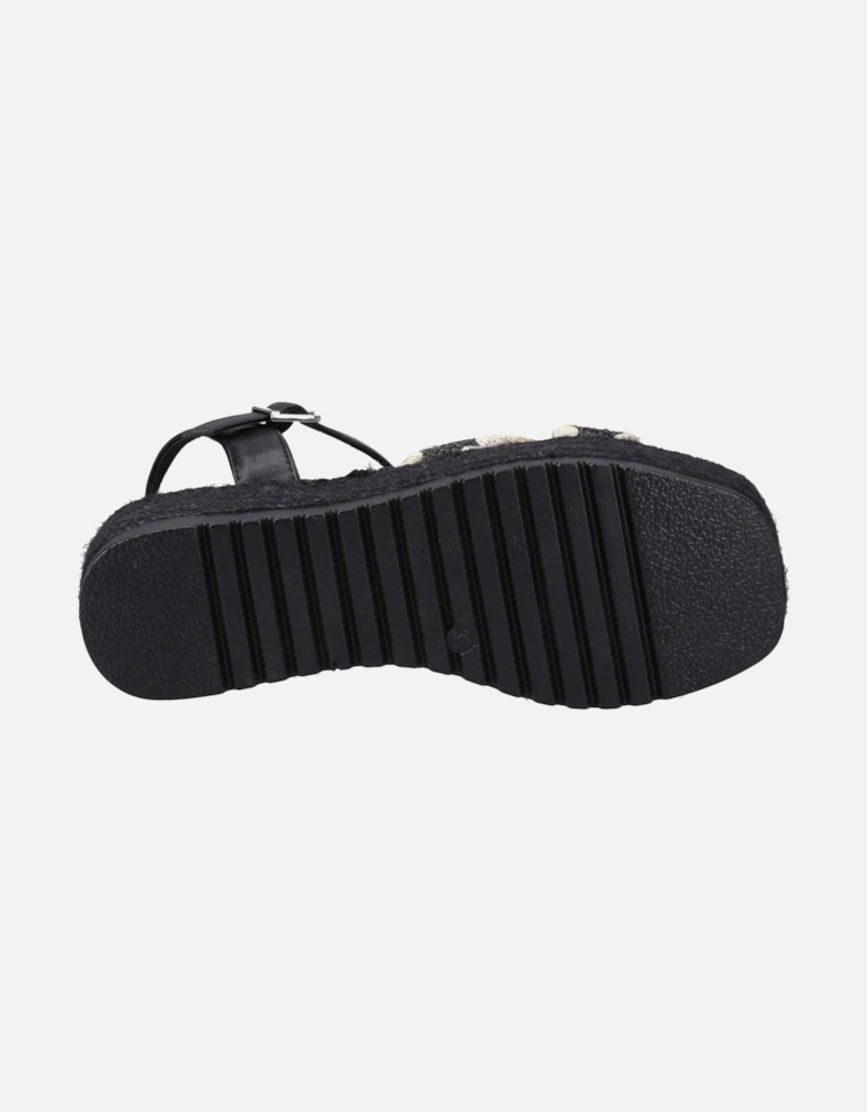 Jemma Espadrille Synthetic Women's Black Sandals