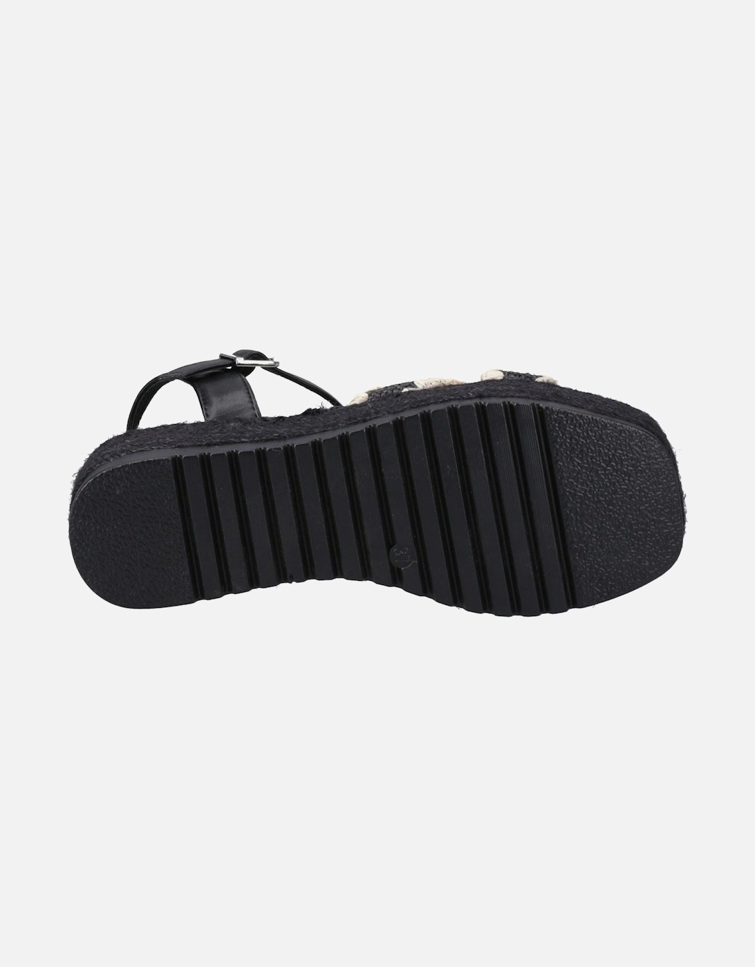 Jemma Espadrille Synthetic Women's Black Sandals