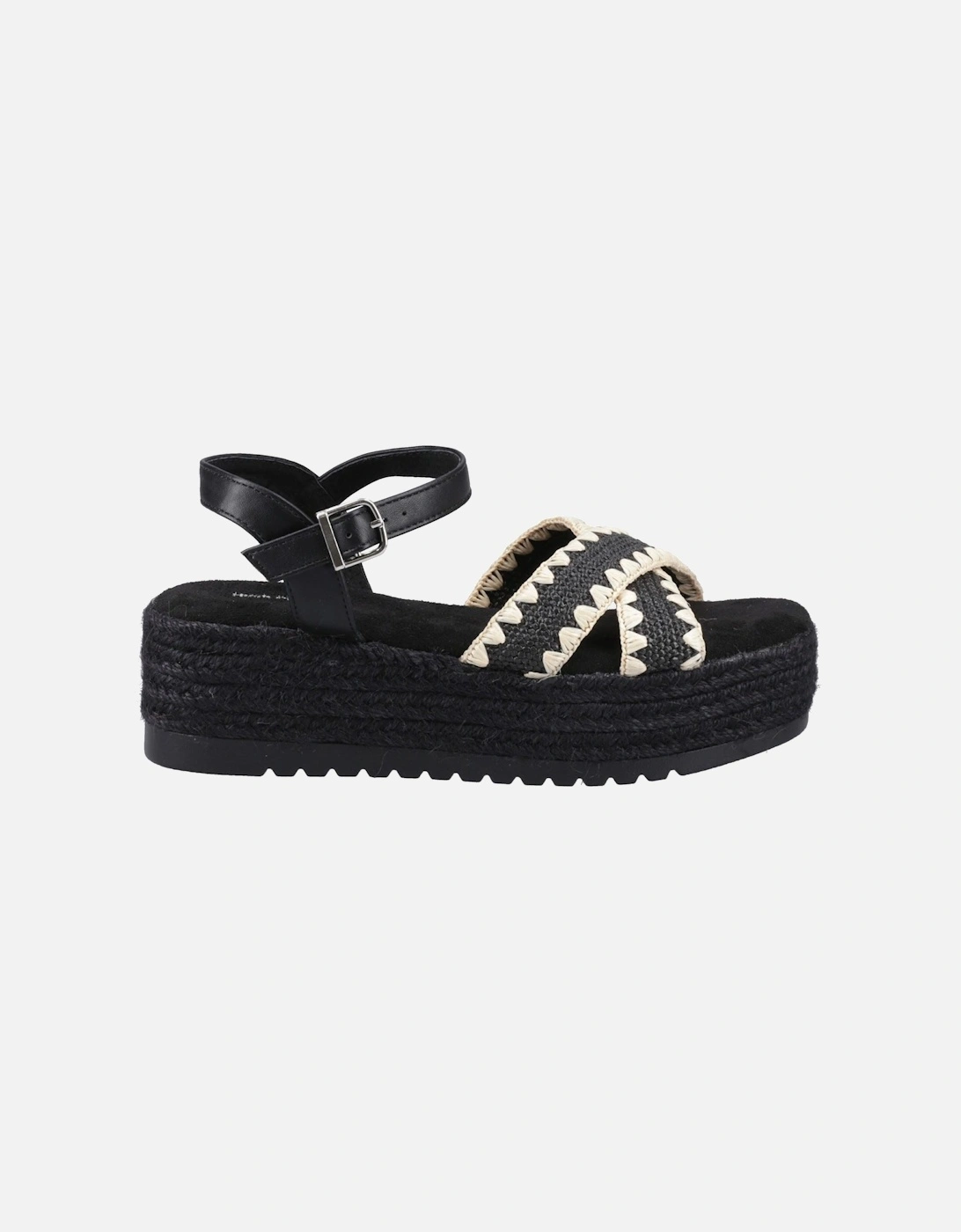 Jemma Espadrille Synthetic Women's Black Sandals