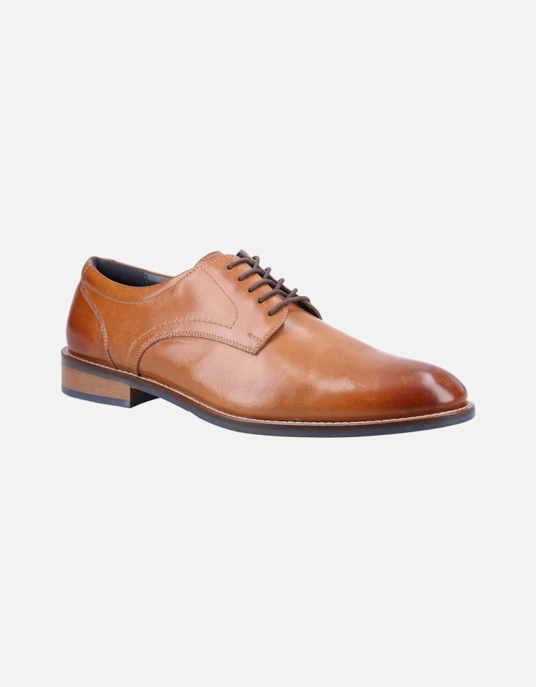 Damien Lace Up Leather Men's Tan Lace-Up Shoes